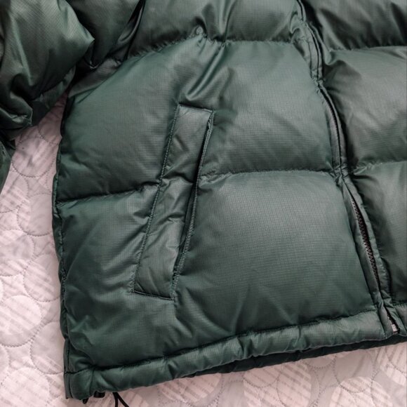 Vintage Eddie Bauer EBtek Goose Down Puffer Jacket Green/ Black Men`s size L. - Picture 7 of 16